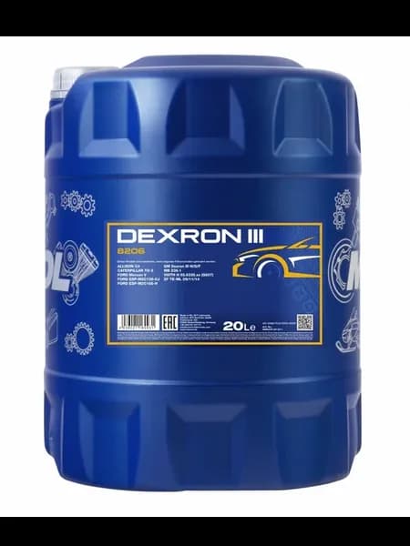 Масло 8206 Automatic Plus ATF Dexron III 20 л синт