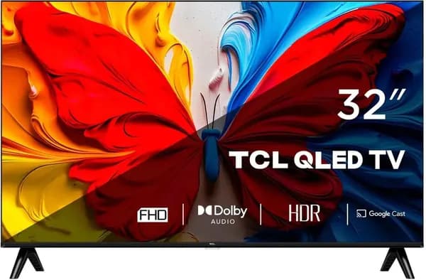 TCL Телевизор 32S5K 32" Full HD, черный