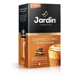 Кофейный напиток растворимый Jardin Капучино Тоффи Карамель 3в1, 18гх8п