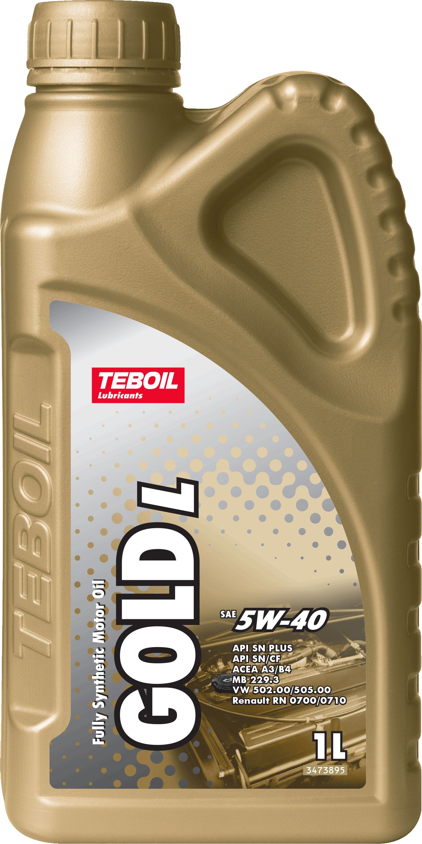 TEBOIL GOLD L SAE 5W-40 Масло моторное, Синтетическое, 1 л
