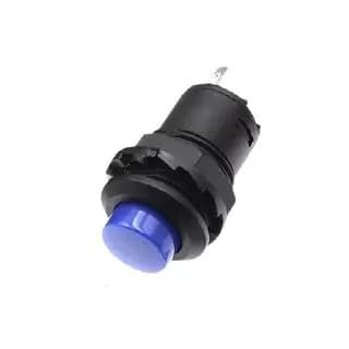 Кнопка с фиксацией DS-428/427 12MM, синяя