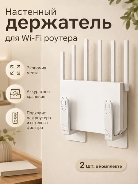 Настенный держатель для роутера без сверления