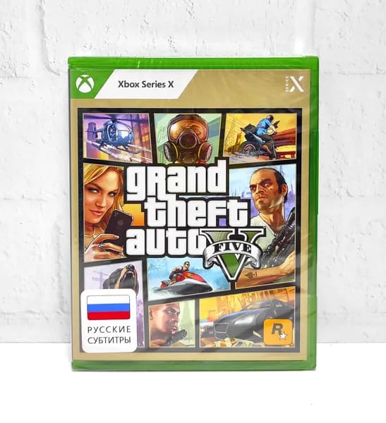 Grand Theft Auto V Русские субтитры Видеоигра на диске Xbox Series X