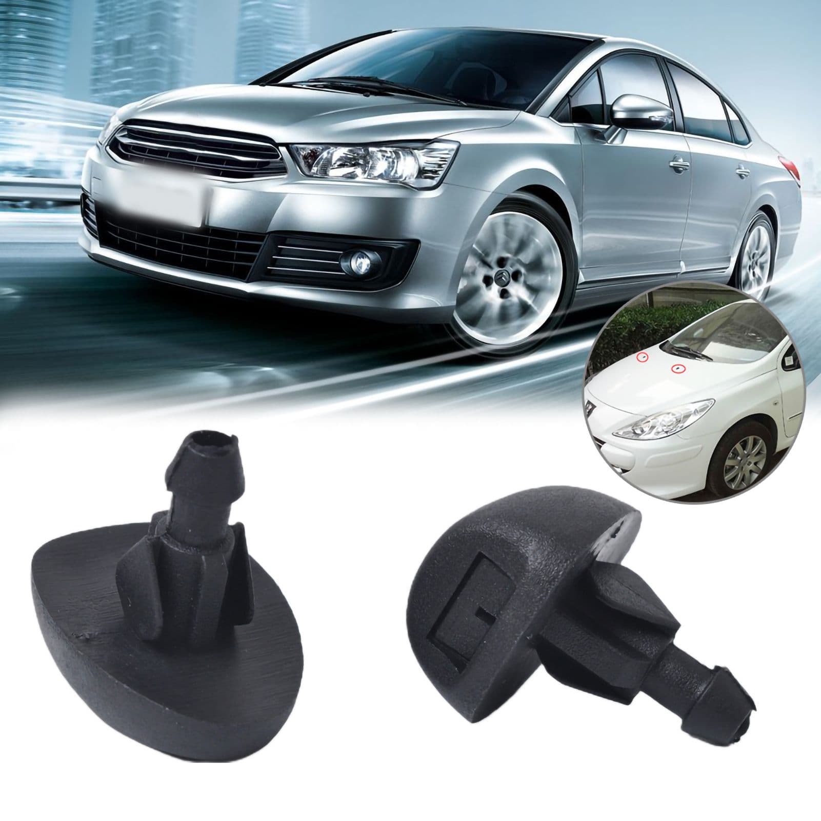 Для Citroen Peugeot 307 форсунка распыления ветрового стекла OE:6438V8