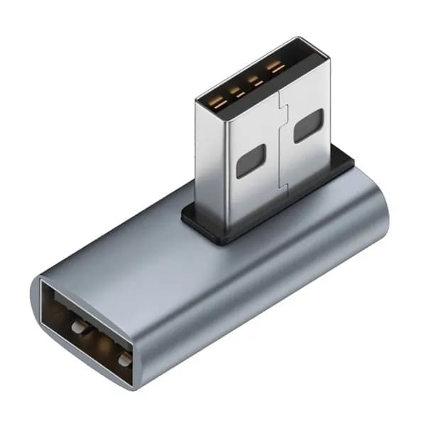 Переходник с USB 3,0 Папа-мама на 90 градусов под прямым углом