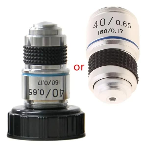 Улучшенные ахроматические объективы 4X 10X 40X 100X с RMS-резьбой, 40