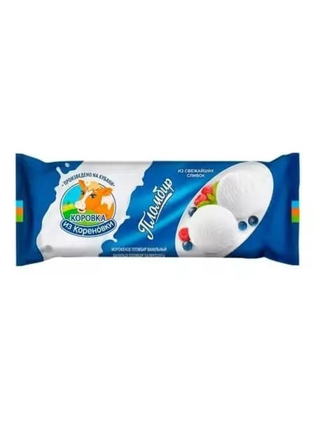 Мороженое Коровка из Кореновки пломбир БЗМЖ 400 г