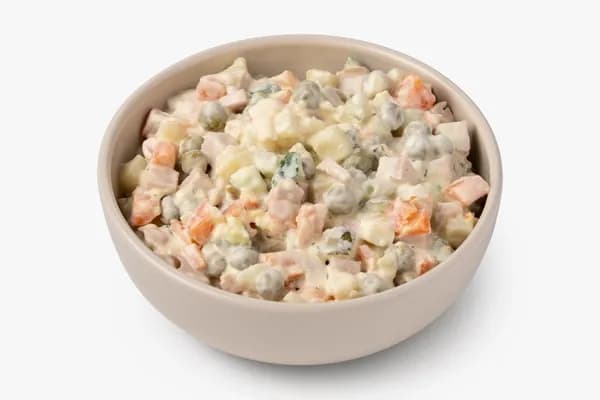 Салат оливье с колбасой, 600 г
