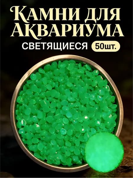 Светящиеся камни - декоративные кристаллы для аквариума, цветов, сада и декора ваз