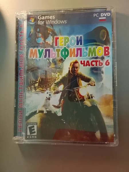 Диск с винтажной игрой для слабого ПК Герои мультфильмов, часть 6