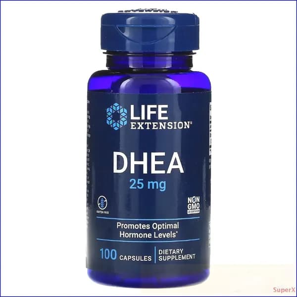 ДГЭА (дегидроэпиандростерон) Life Extension DHEA 25 мг 100 капсул