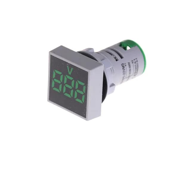 Вольтметр переменного тока 12V-500V 22 мм