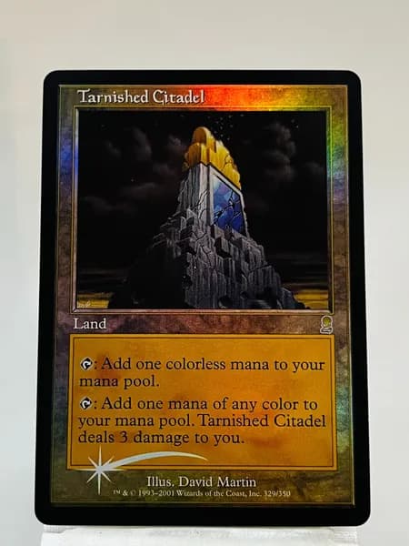 Магия сбора прокси-карт Высококачественные нефольговые Tarnished Citadel (ODY) foil