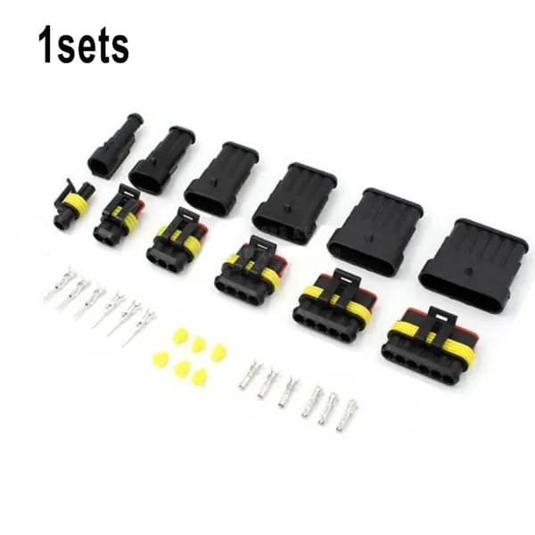 Электрический Разъем 1 2 3 4 5 6-Контактный Разъем Superseal Car Boat Kit Clip