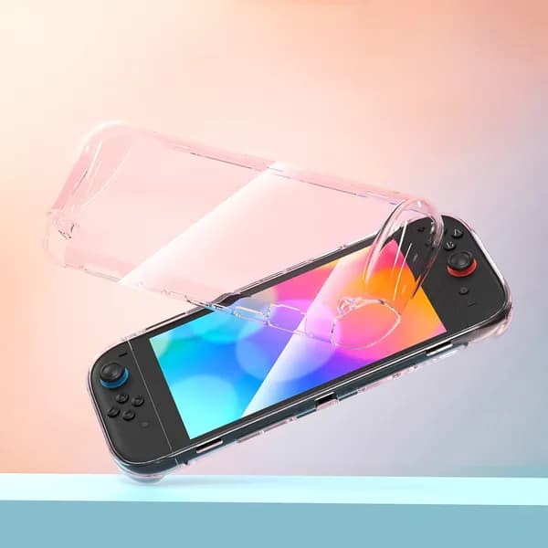 Прозрачный чехол TPU для Nintendo Switch 2 шт.