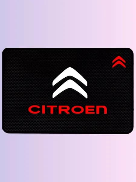Коврик противоскользящий Citroen/ для телефона,ключей,очков на панель автомобиля