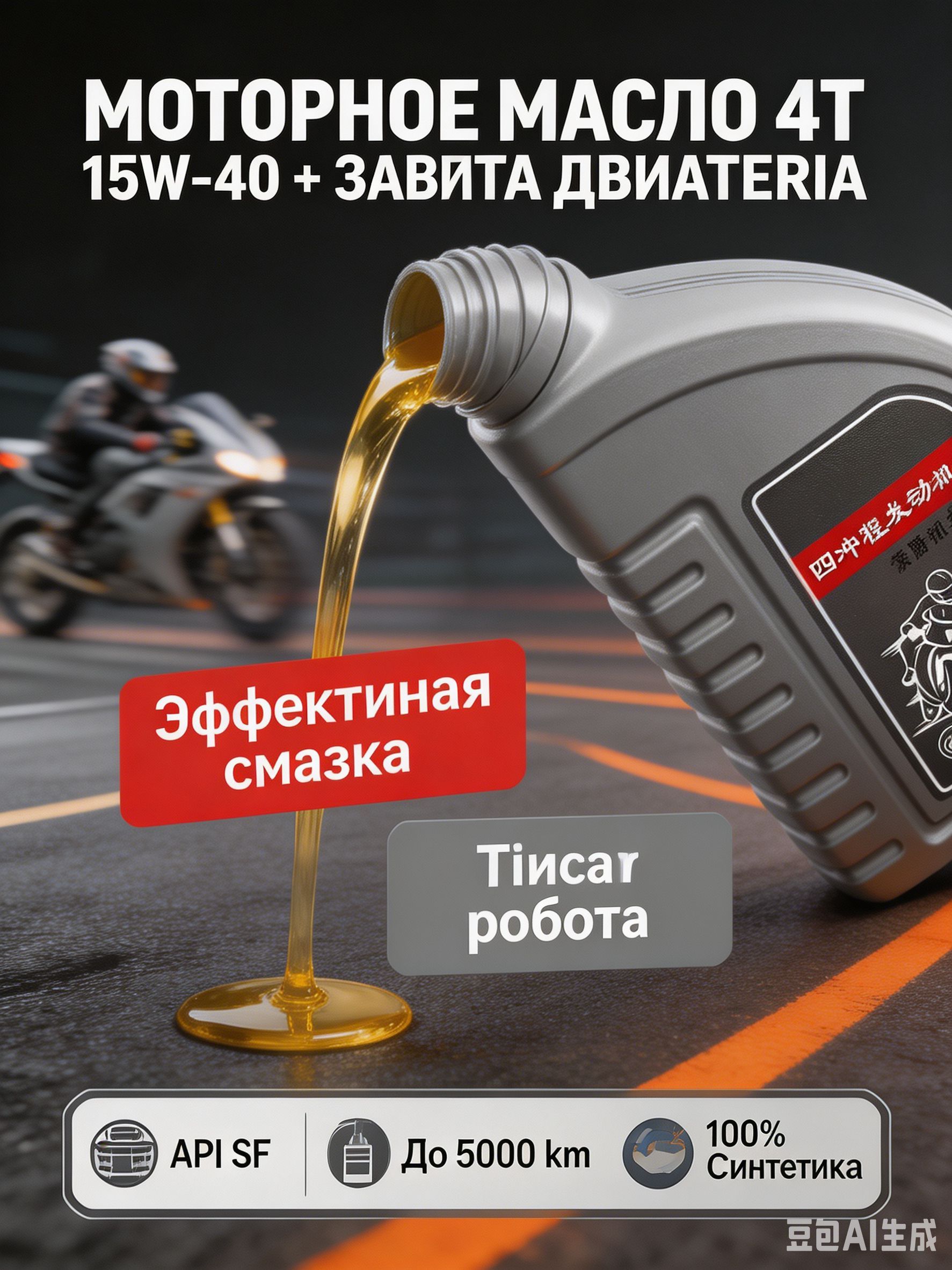 STIHL 15W-40 Масло моторное, Синтетическое, 0.5 л