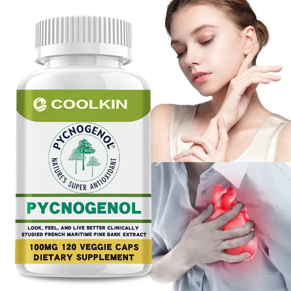 Биологически активная добавка COOLKIN Pycnogenol, являясь мощным антиоксидантом, разработана для улучшения тона и текстуры кожи, а также для укрепления общего здоровья.