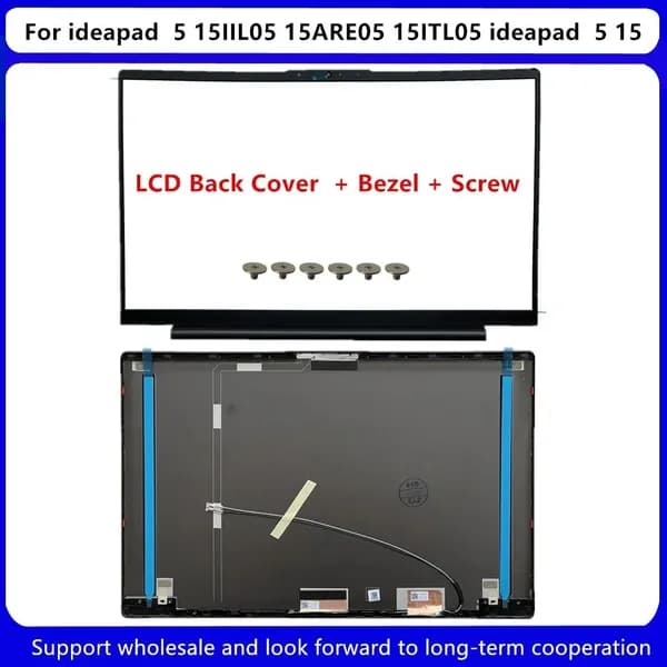 Lenovo ideapad 5 15IIL05 15ARE05 15ITL05 ideapad 5 15 жидкокристаллическая задняя крышка 5CB0X56073 / передний упор / шарнирный винт AM1K7000300