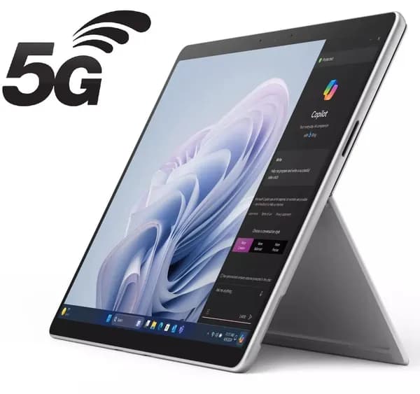 Microsoft Планшет Surface Pro 10 for Вusiness Intel Core Ultra 7 165U 5G LTE Platinum (в коммерческой упаковке), 13" 32 ГБ/1024 ГБ, серебристый
