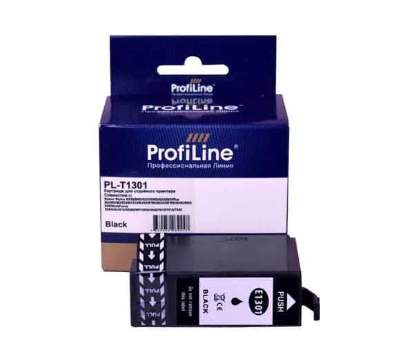 Струйный картридж ProfiLine T1301 для принтеров Epson Stylus SX525WD, SX535WD, Stylus Office B42WD 25,4 мл черный