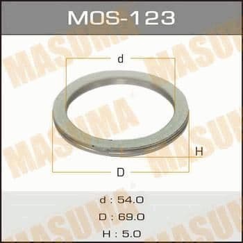 Кольцо глушителя 54*69 MoS-123 MASUMA