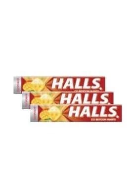 Леденцы Halls Манго,3уп по 25г