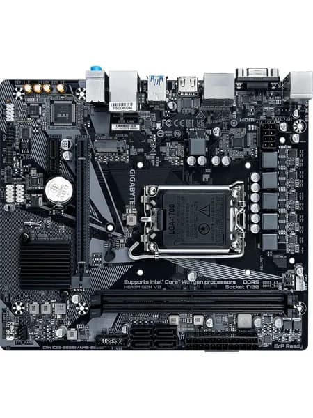 Материнская плата GIGABYTE H610M S2H V2 mATX LGA 1700 Intel H610 DDR5 M.2 SATA 3 4800 МГц