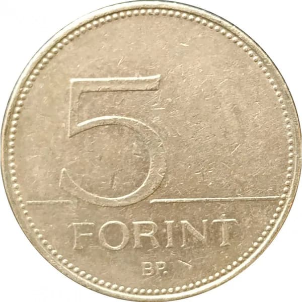 5 форинтов 2004 Венгрия из оборота