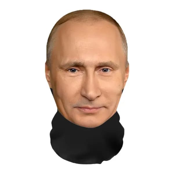 Карнавальная тканевая маска НА ЛИЦО Путин