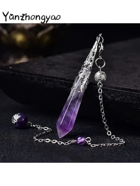 yunzhongyao Маятник для биолокации из Драгоценный камень,естественная руда
