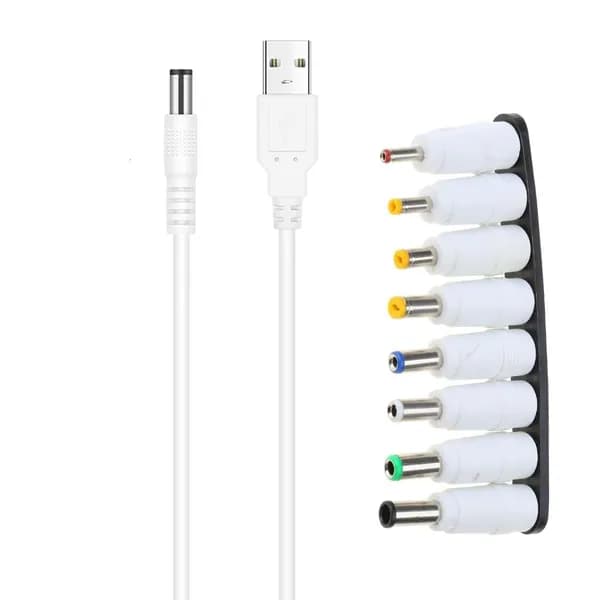 USB-кабель с 8 сменными штекерами для зарядки