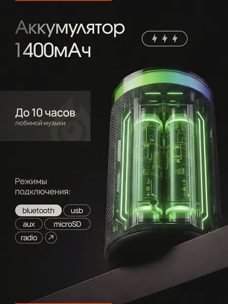 Колонка блютуз беспроводная / Портативная музыкальная колонка bluetooth мини
