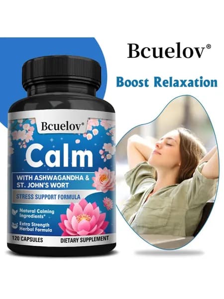 Комплекс для снятия тревоги Calm, витамины группы В, 60/120 капсул