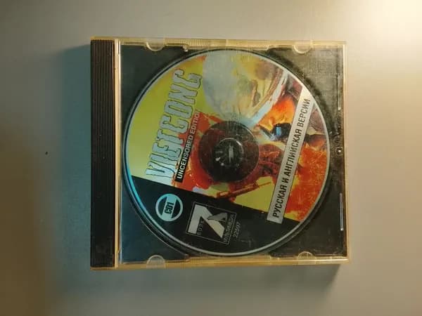 Диск с винтажной игрой для слабого ПК Vietcong, uncencored edition