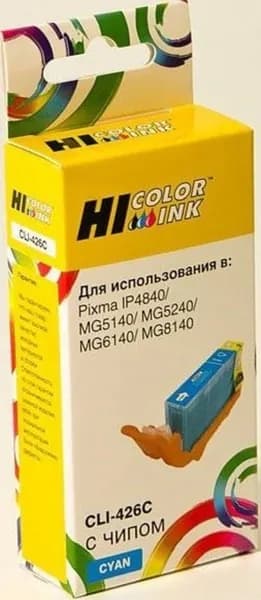 Картридж Hi-Black (HB-CLI-426C) для Canon PIXMA MG5140/5240/6140/8140, C