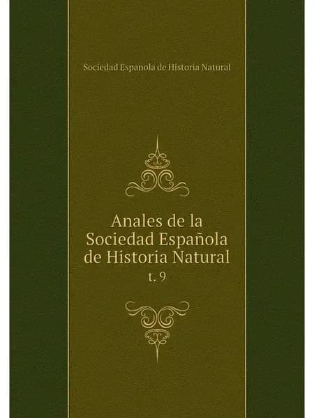 Anales de la Sociedad Espanola de His