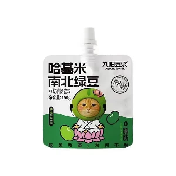Готовый к употреблению соевый молоко Joyoung Hakimi North and South mung bean milk, растительные напитки, замена завтрака