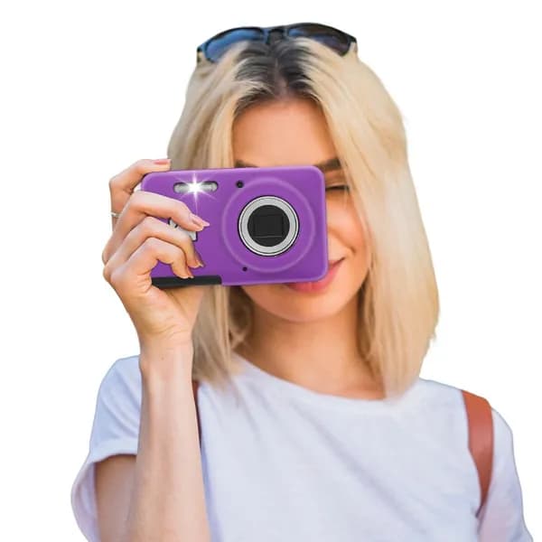 Силиконовый чехол для Kodak PIXPRO FZ55, фиолетовый