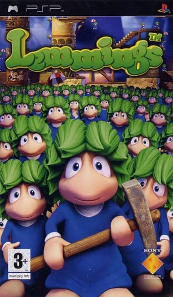 PSP игра Lemmings