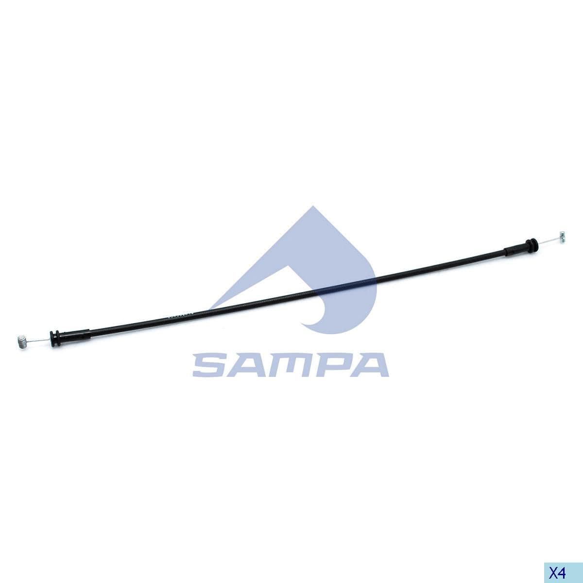 Трос замка двери Sampa 041.444