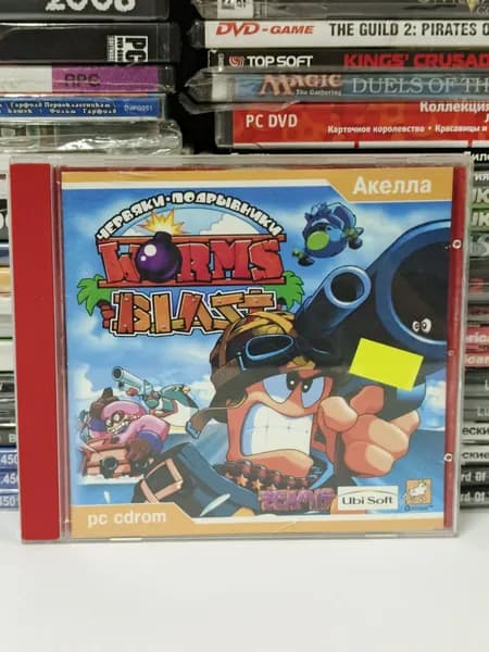 Видеоигра для ПК Worms Blast: Червяки подрывники 2002 PC CD