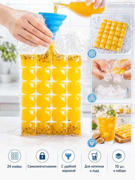 Форма для льда, 20 шт
