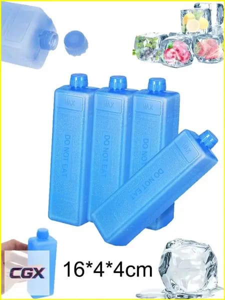 4 шт. блоков холодильника для кондиционера Ice Box, пакет для охлаждающего ящика, портативные кондиционеры