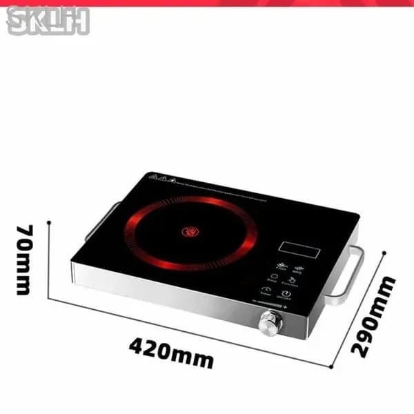 Инфракрасная настольная плита CR8361  T77G_O, черный