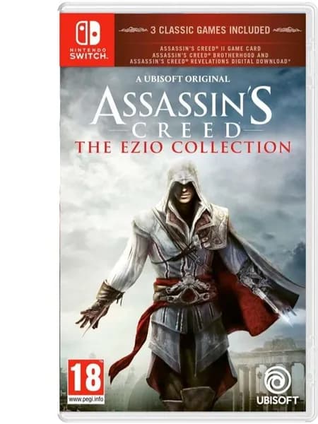 Игра Nintendo Switch: Assassin's Creed: Эцио Аудиторе. Коллекция (Картридж) (Nintendo Switch, Русская версия)