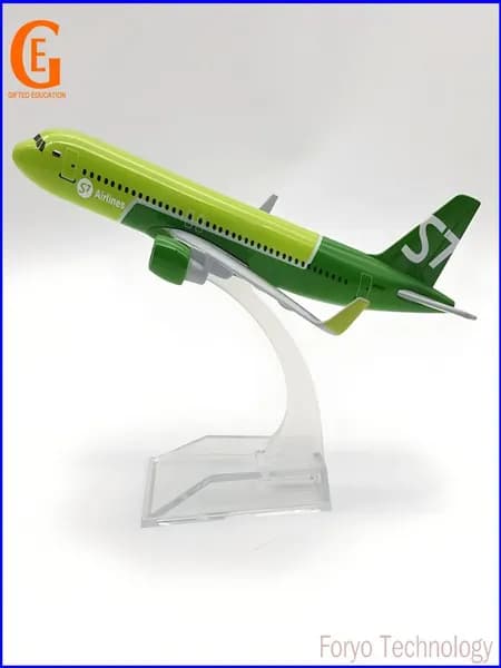 Премиум модель лайнера S7 Airlines А320 из металла