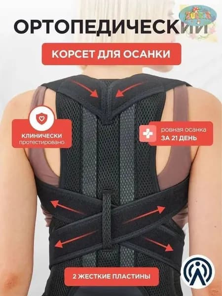 Защита спины горнолыжная, сноубордическая, размер: XL