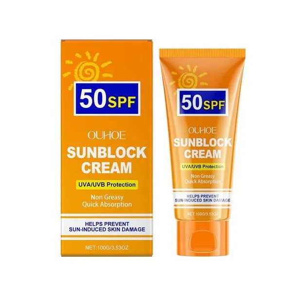 Солнцезащитный крем SPF50+ PA+++ 100 г, увлажнение и защита от УФ
