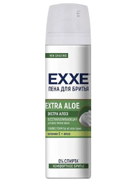 EXXE Пена для бритья "EXTRA ALOE" Восстанавливающая, 200мл
